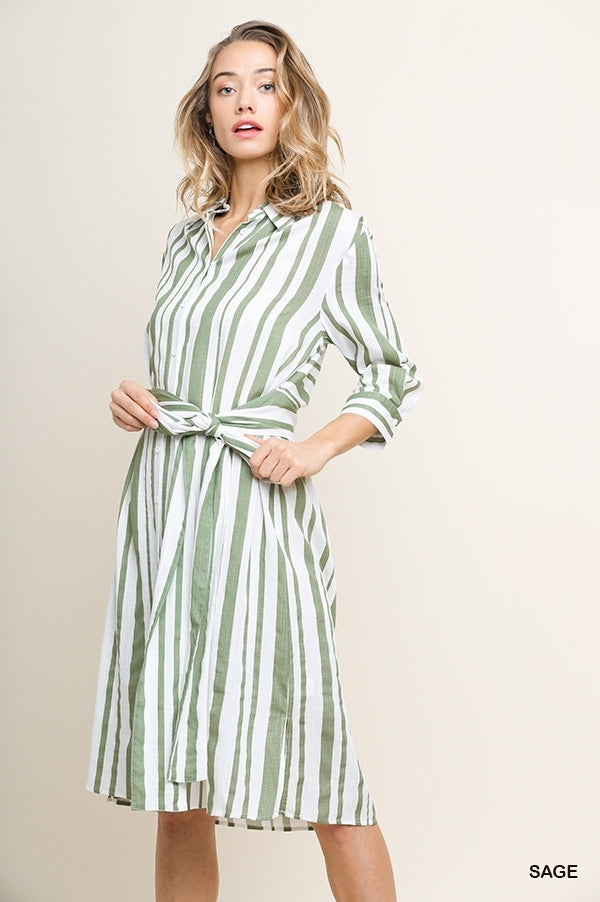 sage green button down dress All There Boutique sage green button down dress All There Boutique