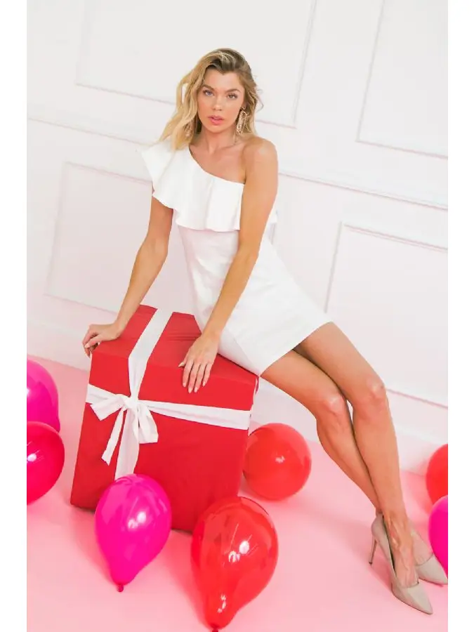 white denim bodycon dress Reform Denim Bodycon Midi Dress  White