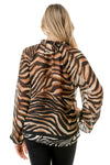 Mixed Animal Print Long Sleeve