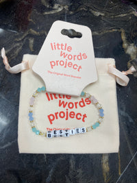 Little Words Project Besties Bracelet with Gift Pouch