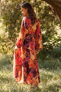 Floral Wrap Dress