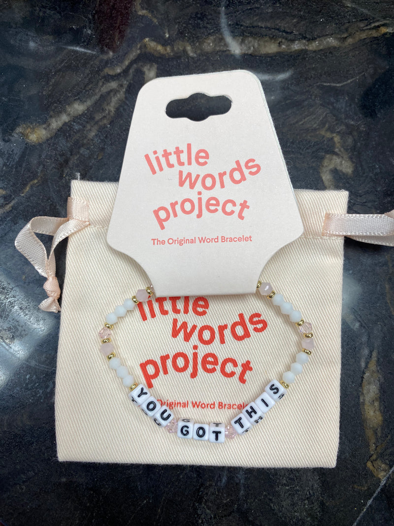 Little Words Project You Got This Bracelet with Gift Pouch