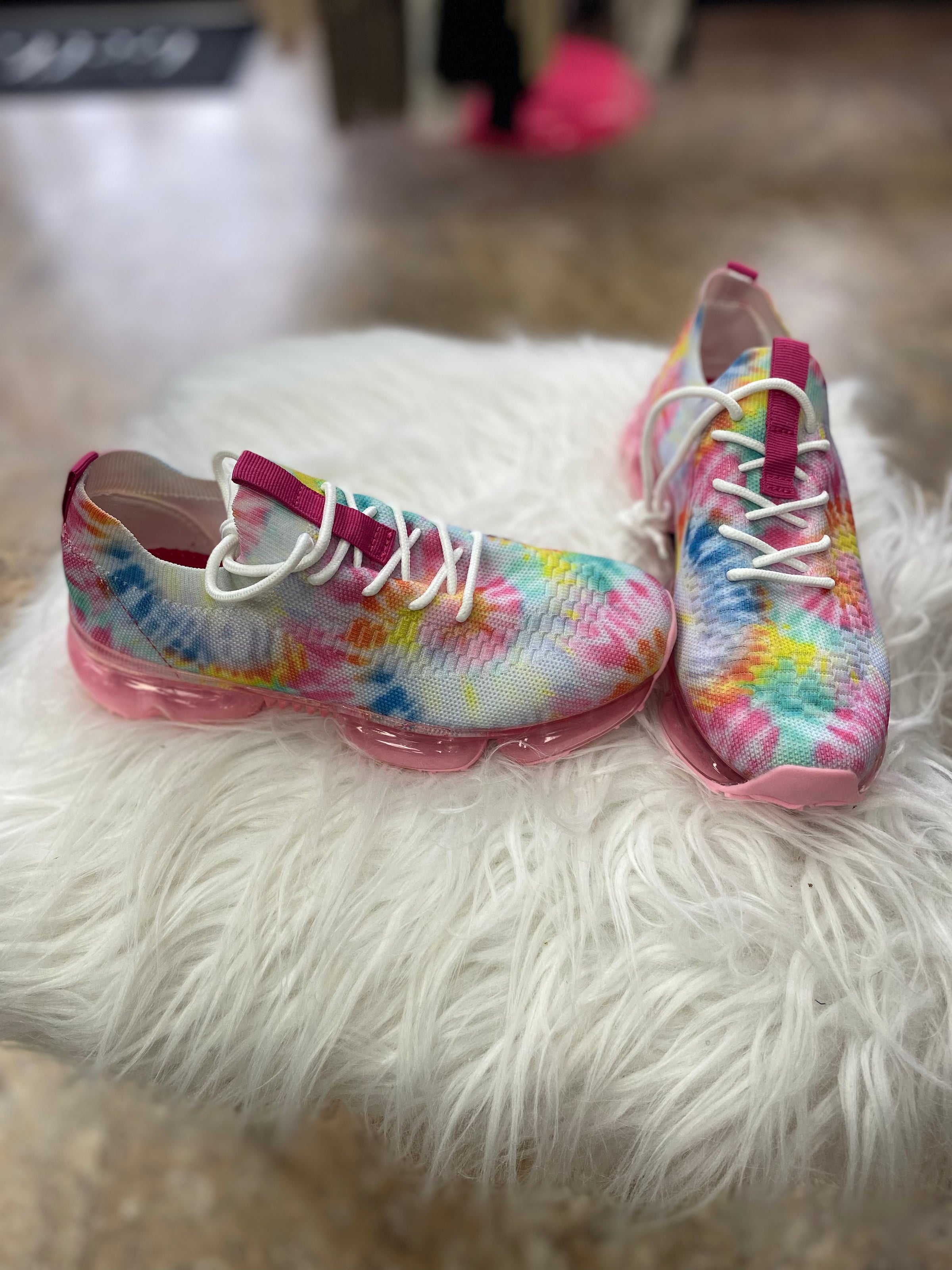 Tie Dye Rainbow Sneakers
