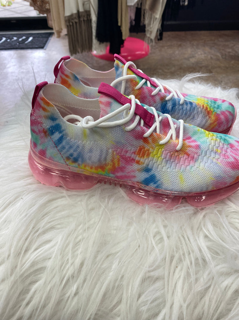 Tie Dye Rainbow Sneakers