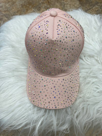 Pink Rhinestone Trucker Hat