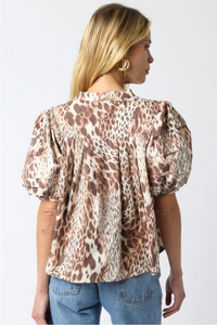 Melisa Leopard Top
