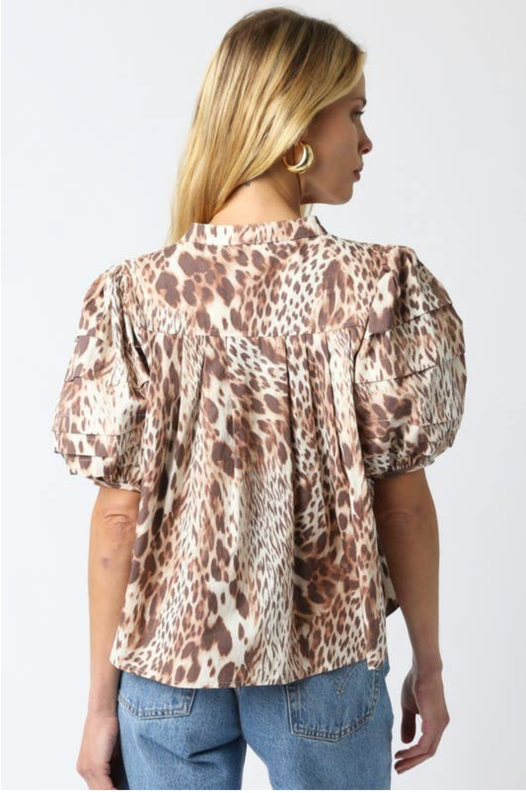 Melisa Leopard Top