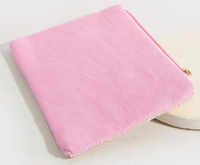 Pink Heart Beaded Coin Purse