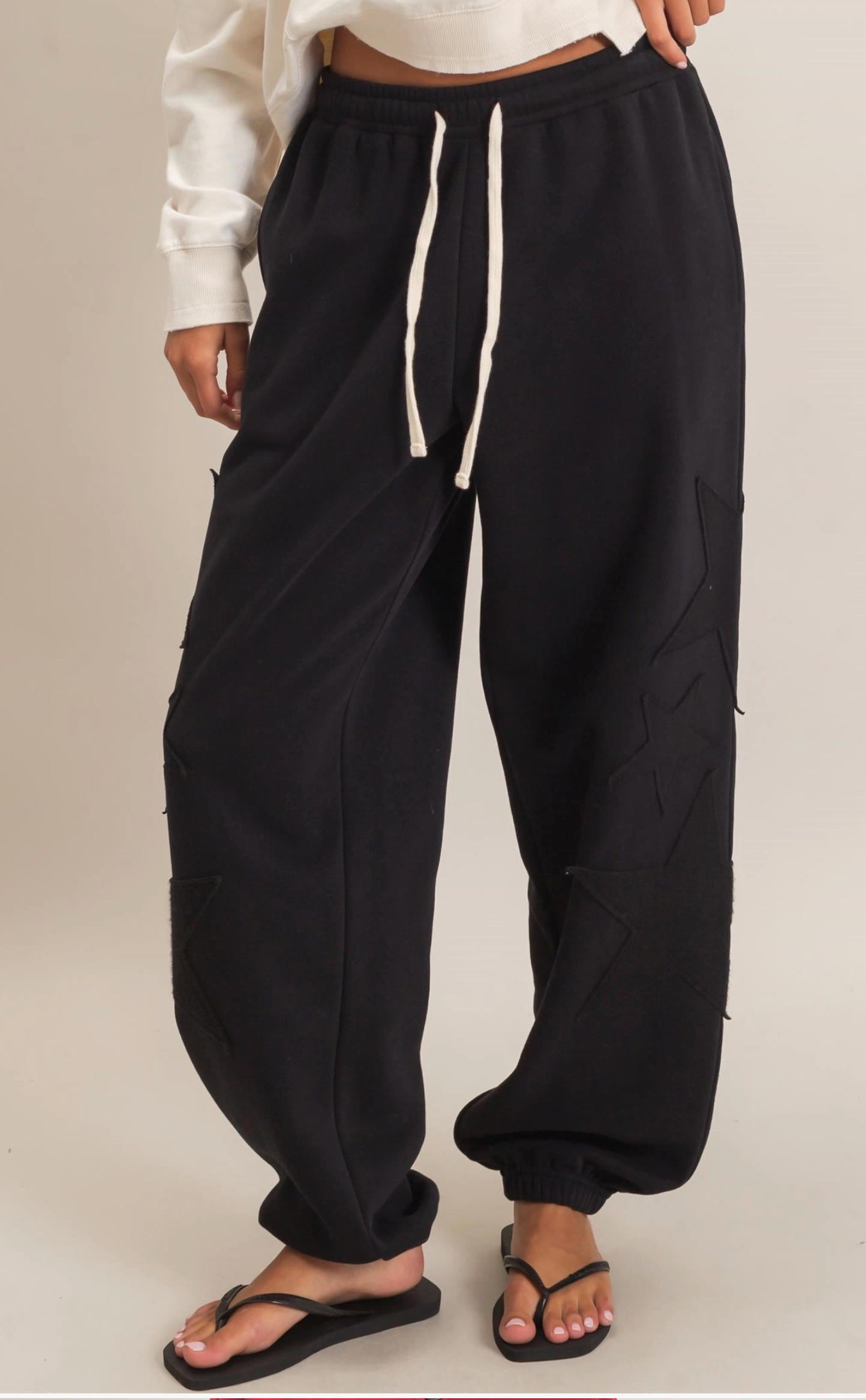 Star Patch Jogger Pants