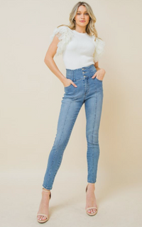 Light Denim Skinny Jeans