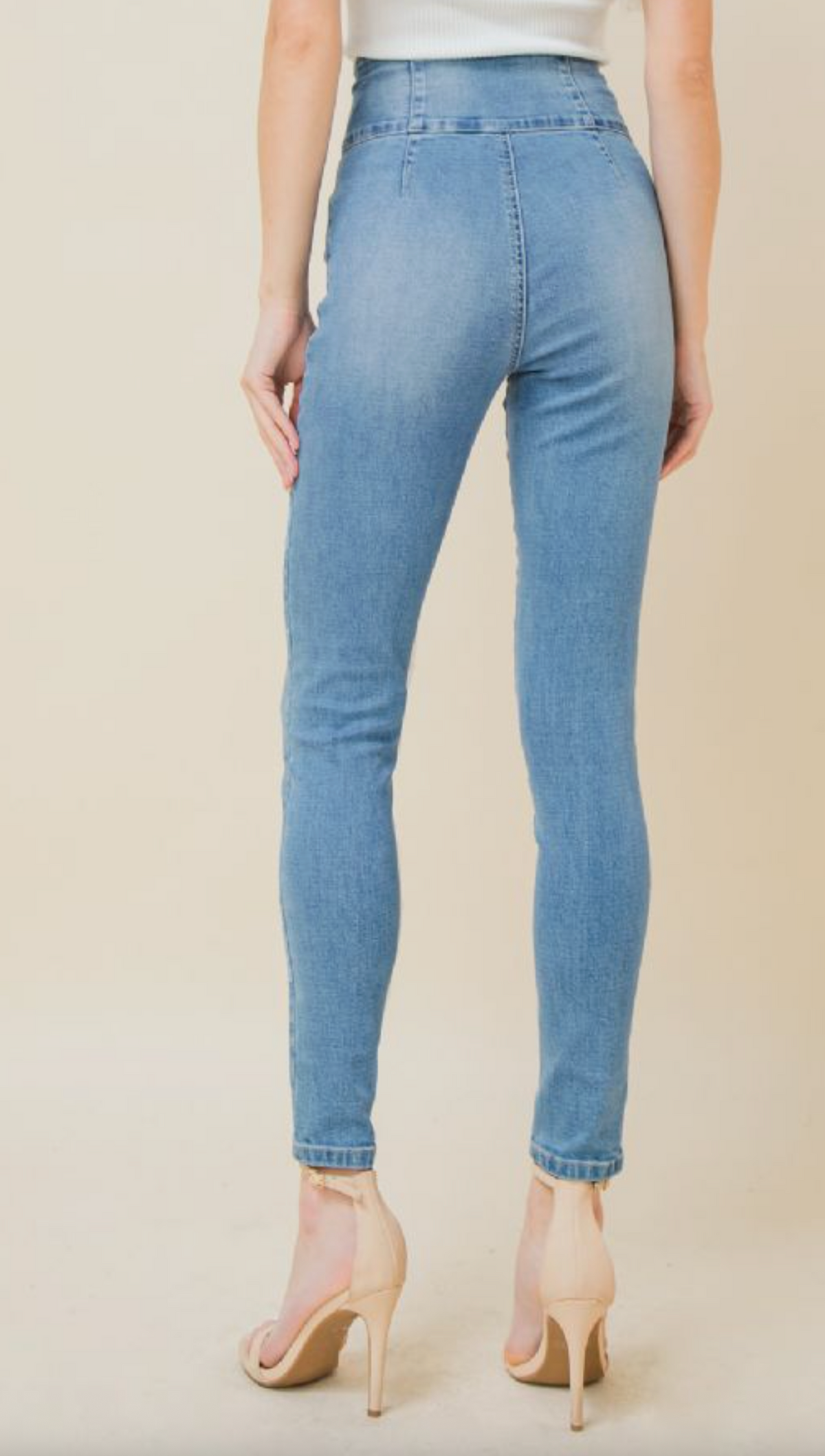 Light Denim Skinny Jeans