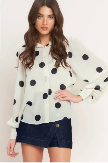 Polka Dot Blouse