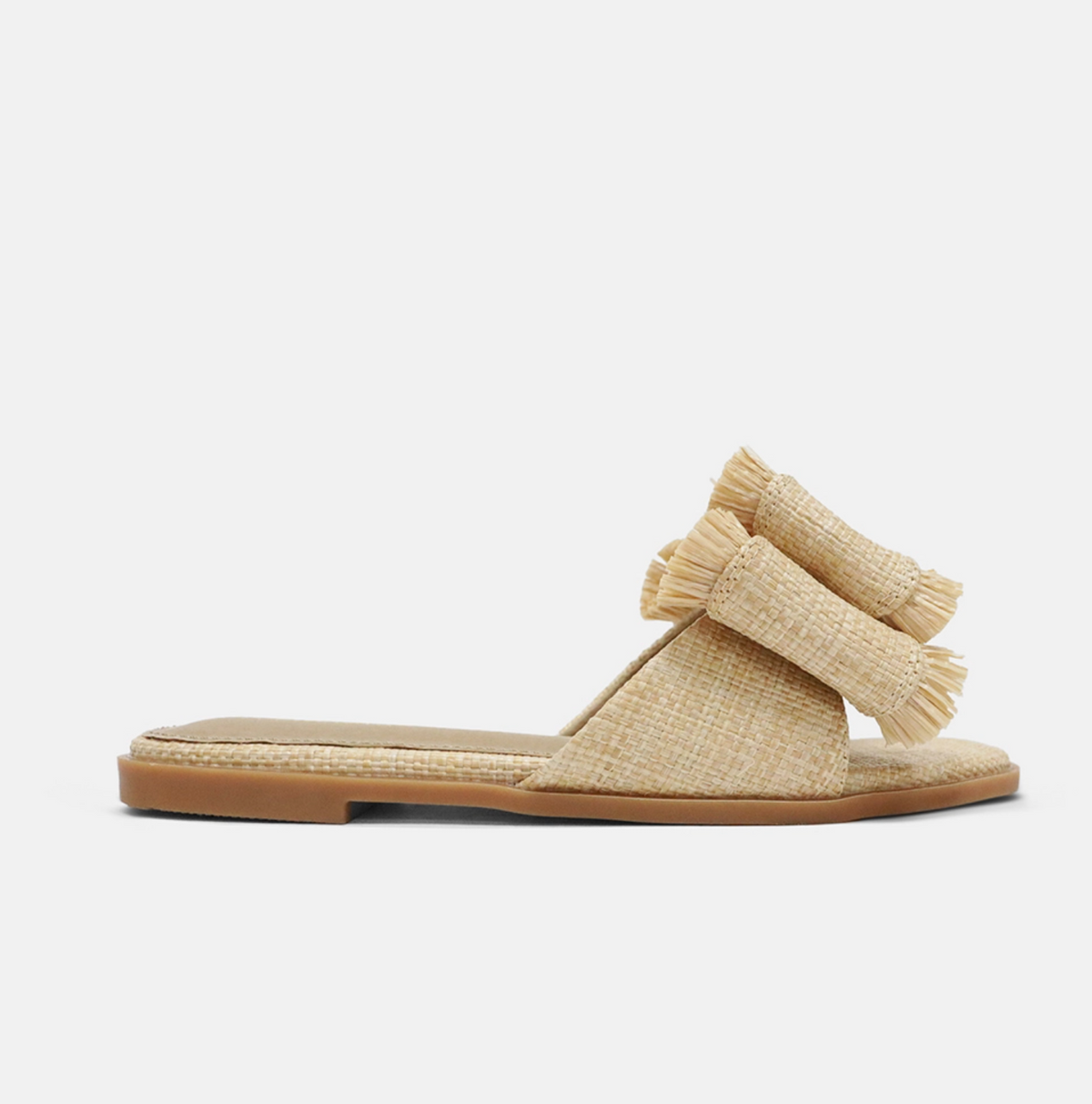 Raffia Bow Sandals