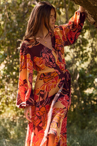 Floral Wrap Dress