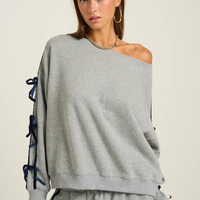 Bow Sleeve Sweatshirt