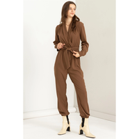 Brown Jumpsuit