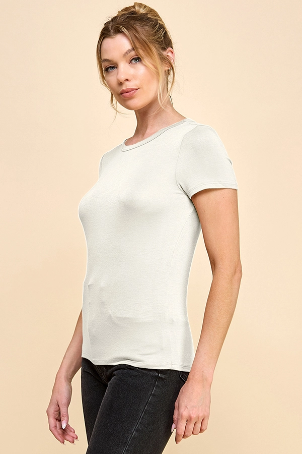 White Crew Neck