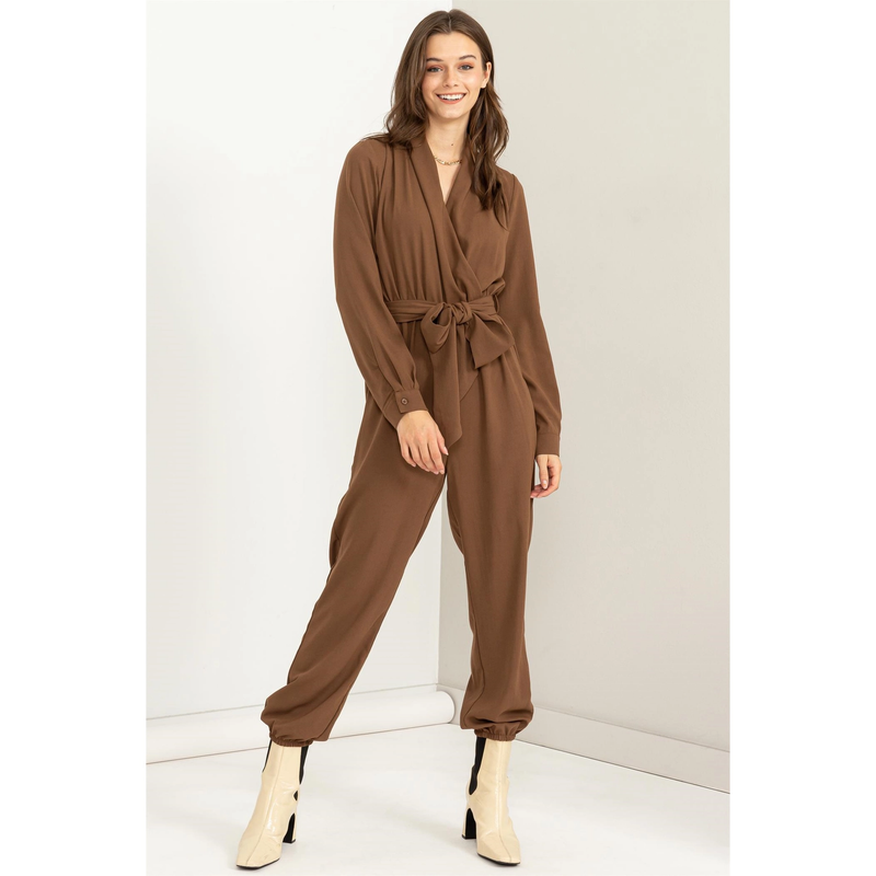 Brown Jumpsuit