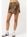 Quilted Leopard Skort