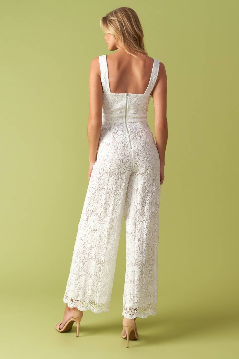 White Lace Jumpsuit