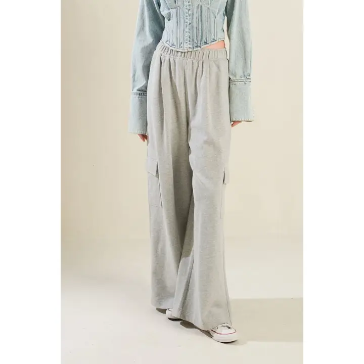 Grey Cargo Pants