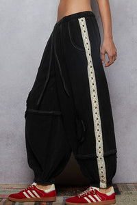 POL Black Studs Jogger Pants