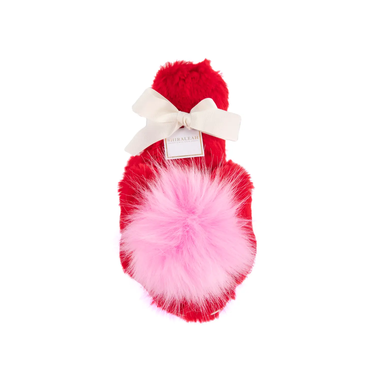 Red Puff Slippers
