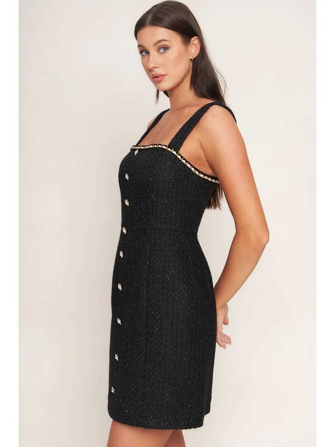 Monaco Hour Tweed Dress