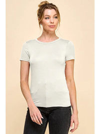 White Crew Neck