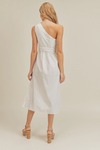 White One Shoulder Dress