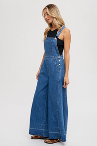 Wide Leg Overalls