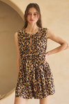 Sleeveless Leopard Romper