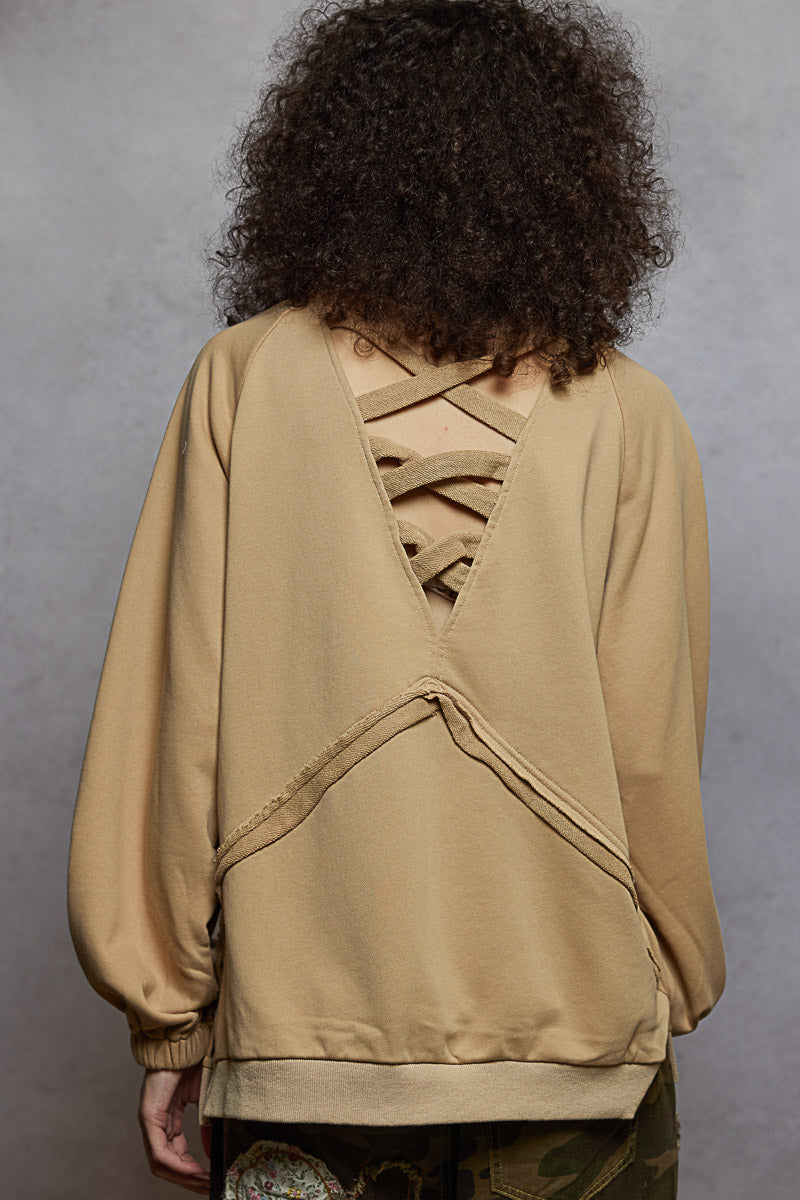 POL Criss Cross Sweatshirt