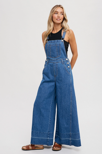 Wide Leg Overalls