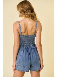 Soft Denim Romper