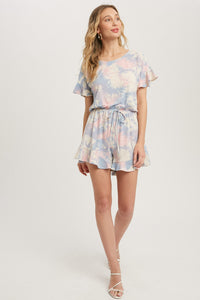 Tie Dye Terry Romper