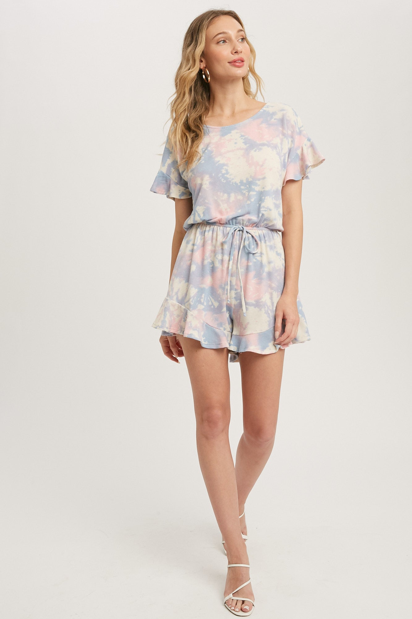 Tie Dye Terry Romper