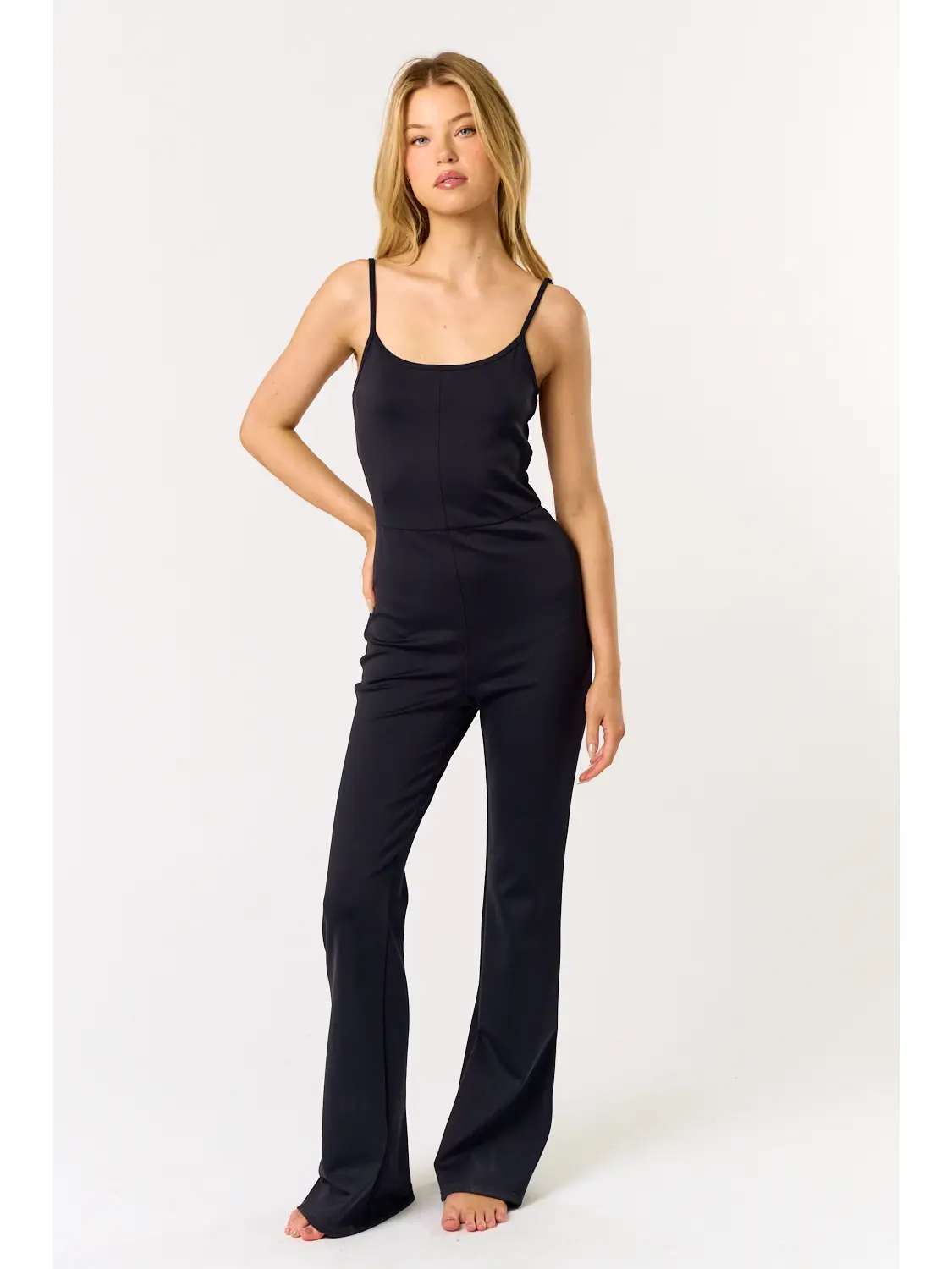 Black Stretch Jumpsuit
