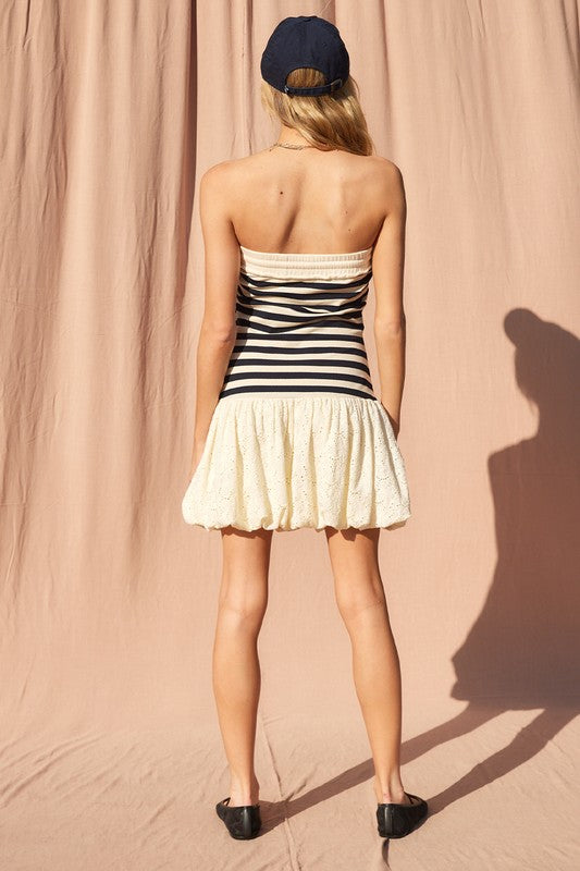 Stripe Lace Mini