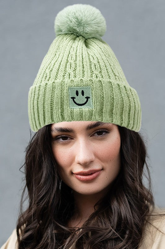 Smiley Face Beanie