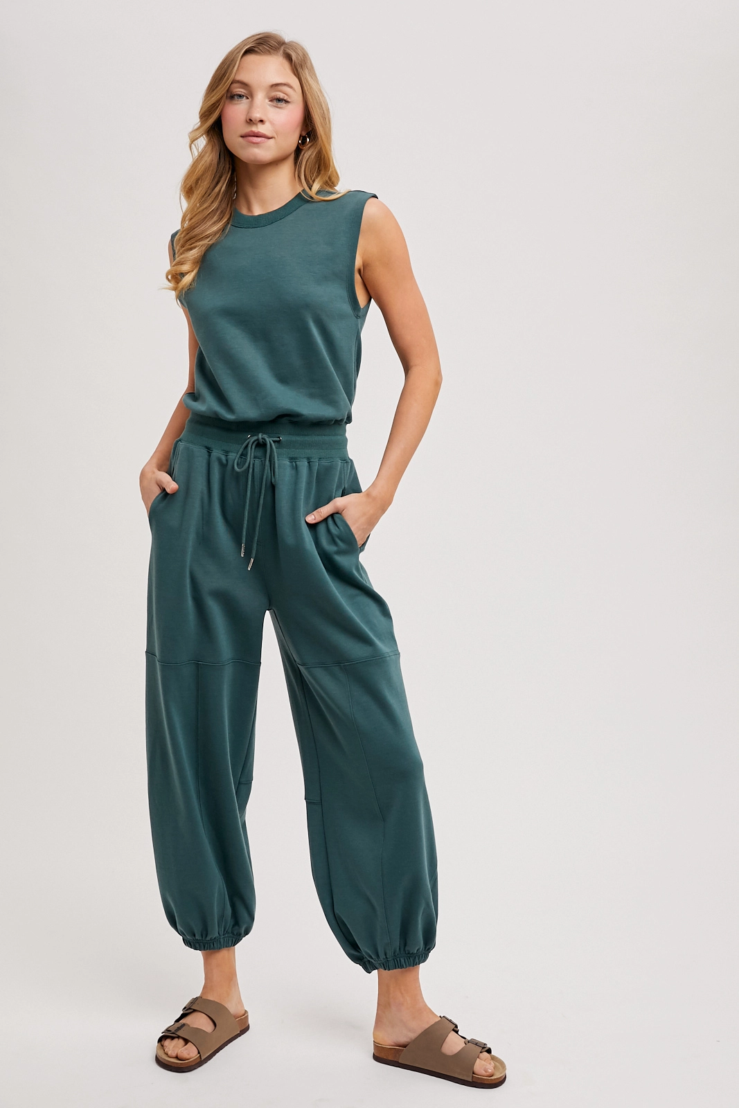 Hunter Green Jumpsuit