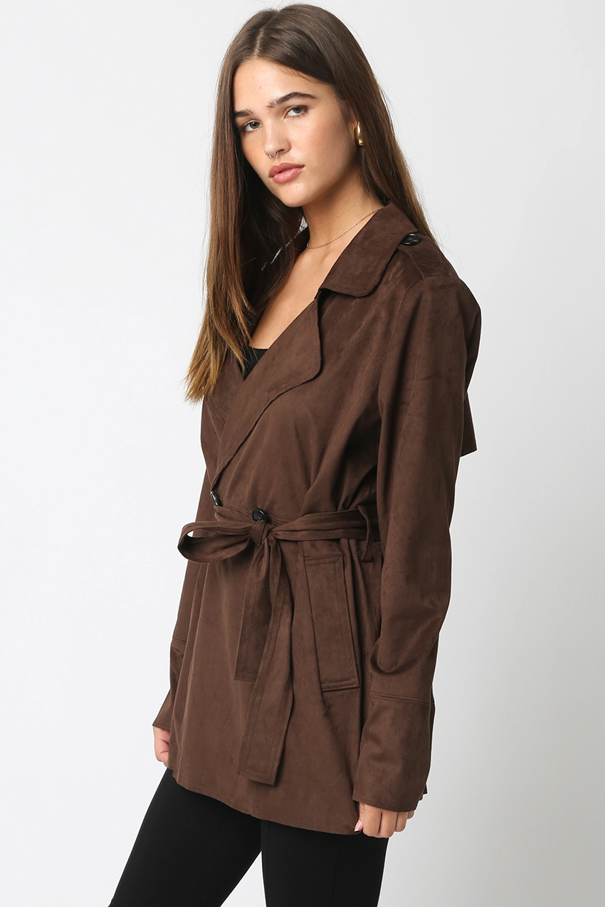 Brown Suede Jacket