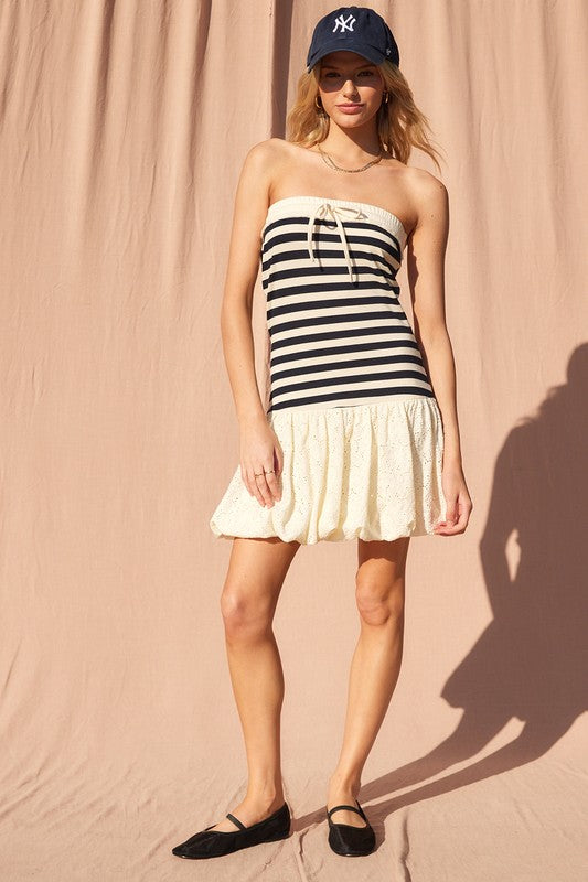 Stripe Lace Mini
