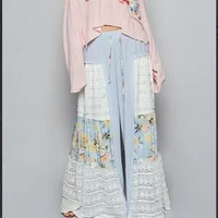POL Lace and Floral Pants