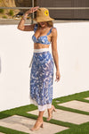 Santorini Blue 3 piece Bikini