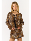 Quilted Leopard Skort