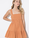 Burnt Orange Mini Dress