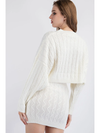 Cable Knit Skirt Set