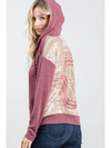 Scarf Print Hoodie