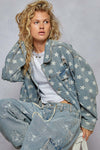 POL Denim Star Shacket